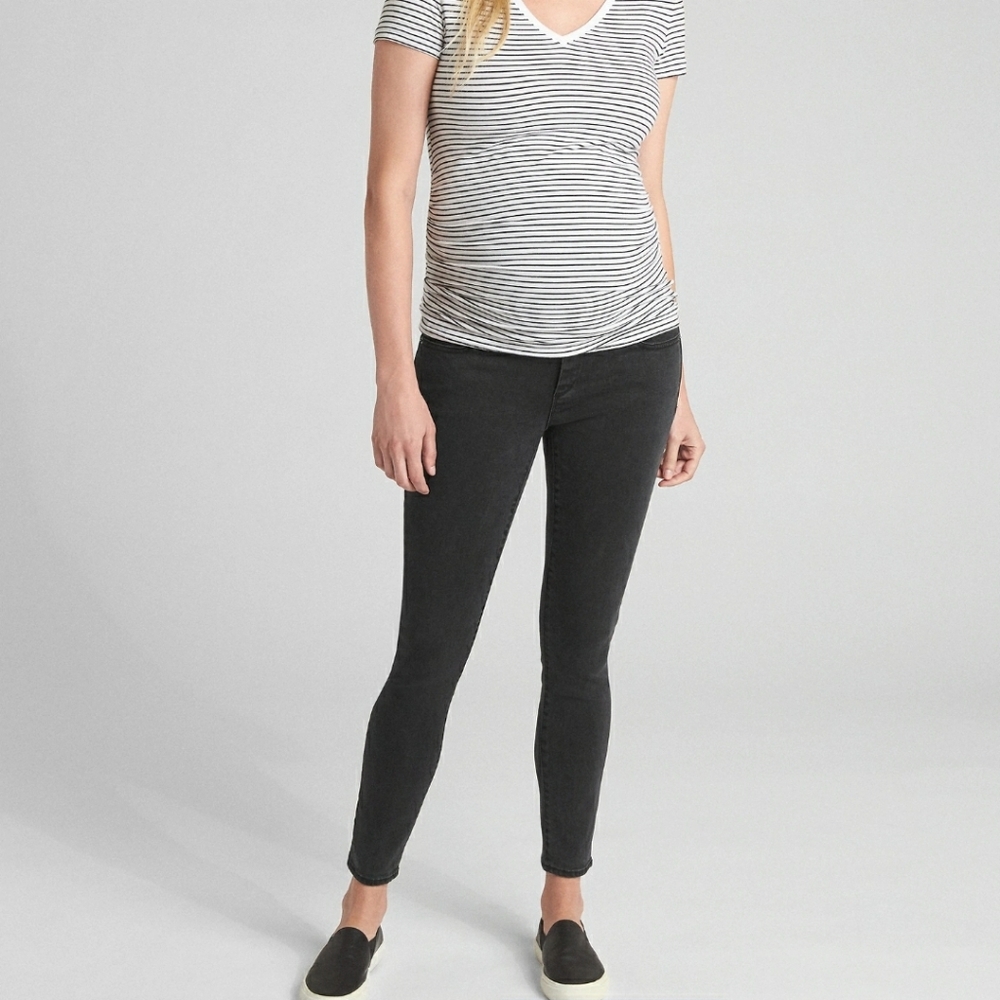 Maternity Soft Wear Full Panel True Skinny Jeans